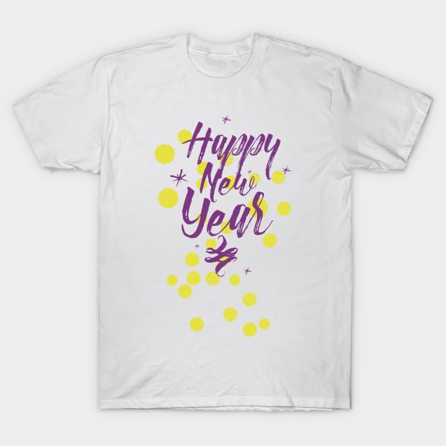 Happy New Year T-Shirt by BellaLouise